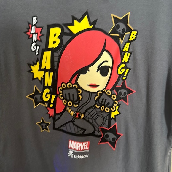 Tokidoki x Marvel Black Widow Tee - Picture 1 of 3